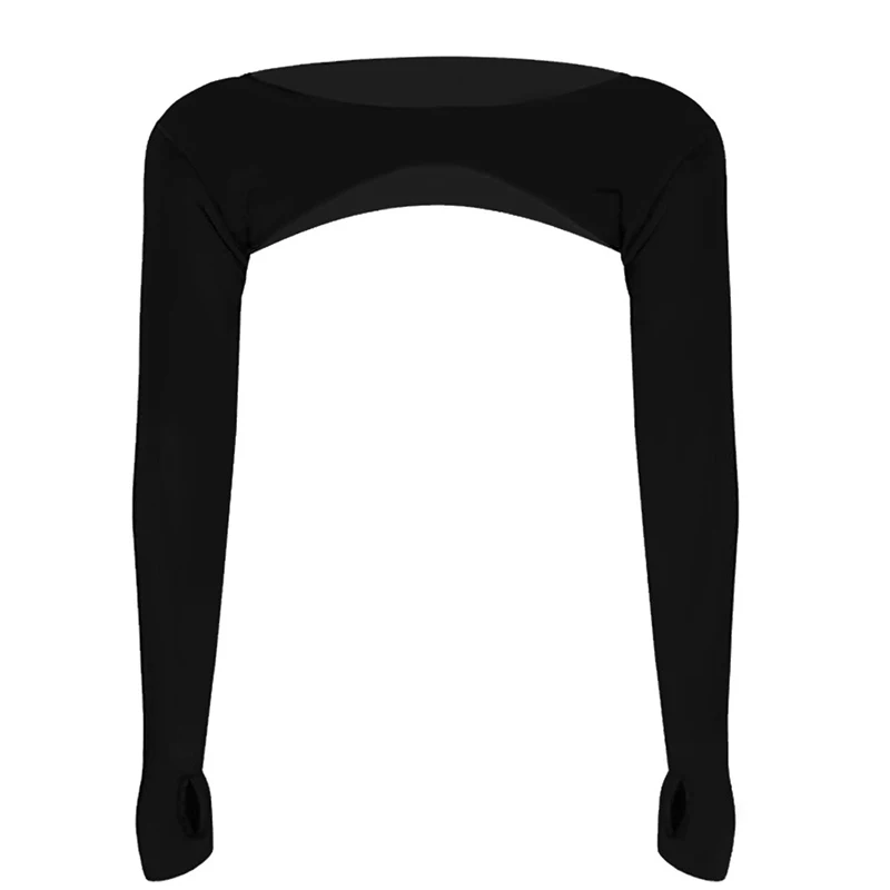 Summer Ultra-thin Shawl Arm Sleeve Hollow Back Arm Cover Sun Protection Anti UV Ice Hand Cover Outdoor Sports arm sleeves ice arm sleeves