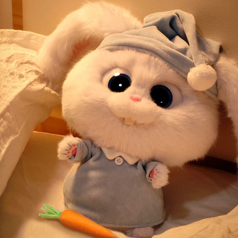 Disney Kawaii Rabbit Boss Plush Dolls Toys The Secret Life Of Pets Stuffed Pillow Toys Cartoon Model Toy Doll Birthday Gifts