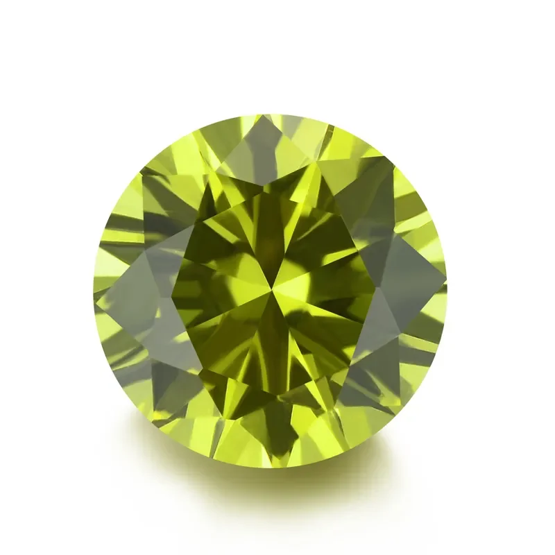 

Оптовая продажа, высококачественный синтетический желтый корунд 1,5 мм-7,0 мм, Круглый бриллиантовый огранка, свободный драгоценный камень для ювелирных изделий