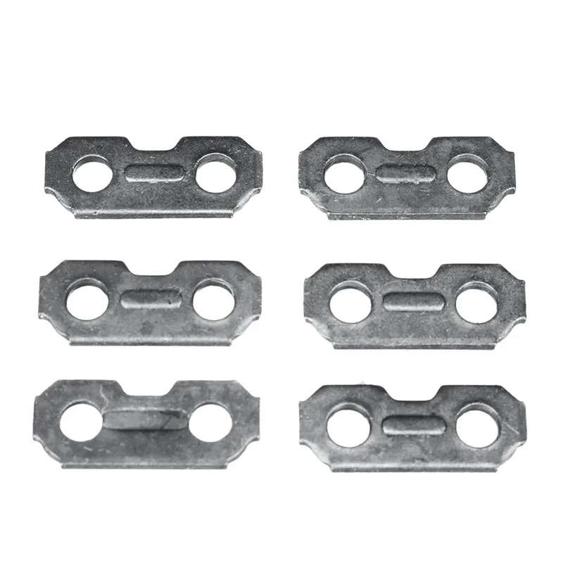 Chainsaw Chain 6pcs 3/8'' Chainsaw Chain Link Connectors F Oregon Type Repair Preset Straps For Chainsaw Preset Straps Practical Garden Tool chainsaw chain
