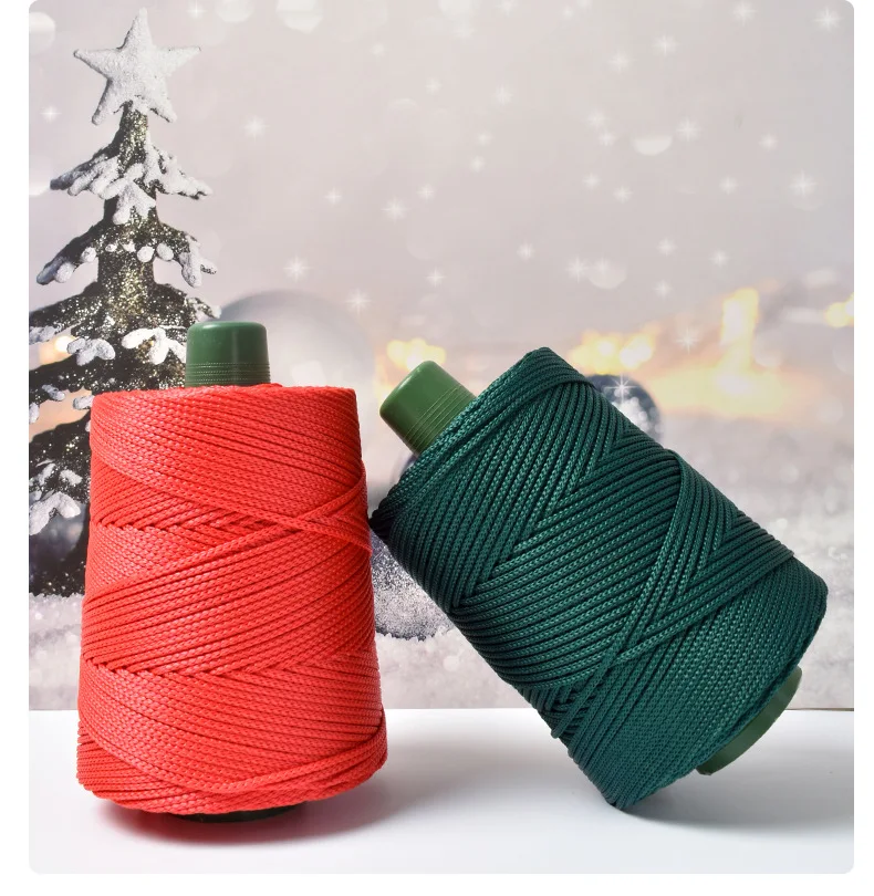 Description Picture 6 of itemLuckkcords 250g3mm250m Light Body Ice Silk Thread Ice Hemp Thread Summer Sun Hat Bag Seat Cushion Hollow Bright Silk Coarse Yarn