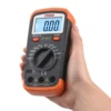 NJTY DT-6013 Digital Capacitance Meter with LCD Backlight Display 600pF to 100mF High Accuracy 6000 Counts Capacitor Tester Kit 4