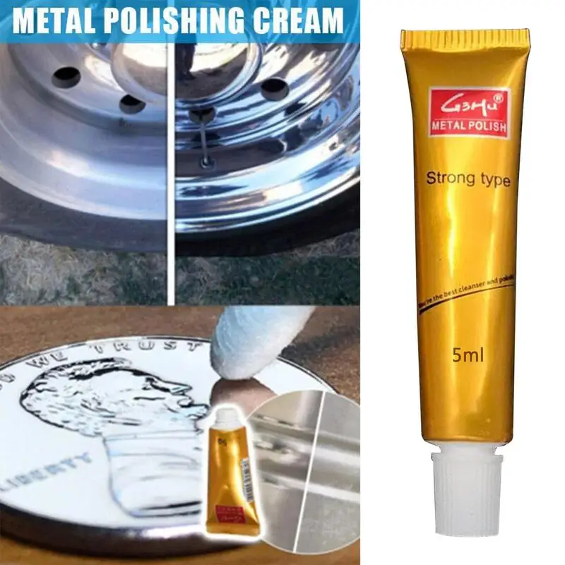 

Metal Cleaner and Polish Rust Remover Multifunctional Cleaning Tools Ultimate Metal Polish Cream for Copper Brass Chrome