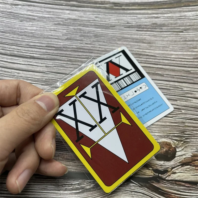 Anime Cosplay Props Hunter X Hunter License Card Holder PVC Cards Badge Cover Hisoka Kurapika Killua Zoldyck