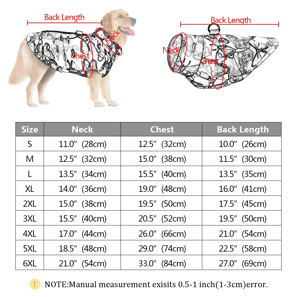 Waterproof Winter Dog Jacket – Warm Cozy Pet Coat for Small, Medium & Large Dogs 6