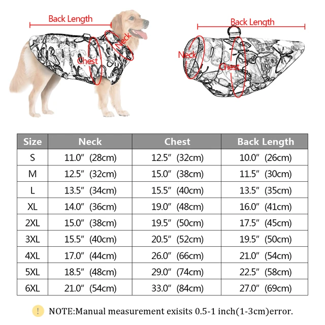 Waterproof Winter Dog Jacket – Warm Cozy Pet Coat for Small, Medium & Large Dogs 6