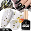8ML Super Shinny Gel Top Coat Flash No Wipe Top Coat Matte Glitter Topcoat Aurora Varnish Soak Off Flake UV Gel Polish Nail Art 4
