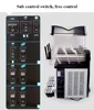 Professional Slush Blender Machine 24L Large Capacity 2 Tanks Commercial Fruit Slushie Frozen Beverage Dispenser Food Grade 5