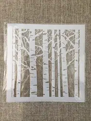 13cm Tree Trunk DIY Layering Stencils Wall Painting Scrapbook Coloring Embossing Album Decorative Template