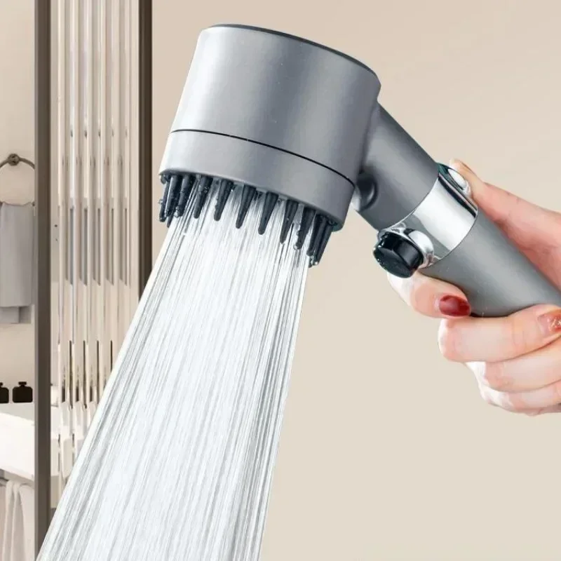 

Portable Shower Head High Pressure 3 Modes Showerhead Filter Rainfall Faucet Tap Home Water Saving Bathroom Accessories