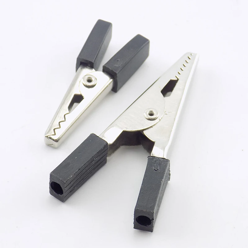 10pcs 50mm 35mm Alligator Clips Crocodile Test Lead Power Terminals Clips Electrical Tool D1