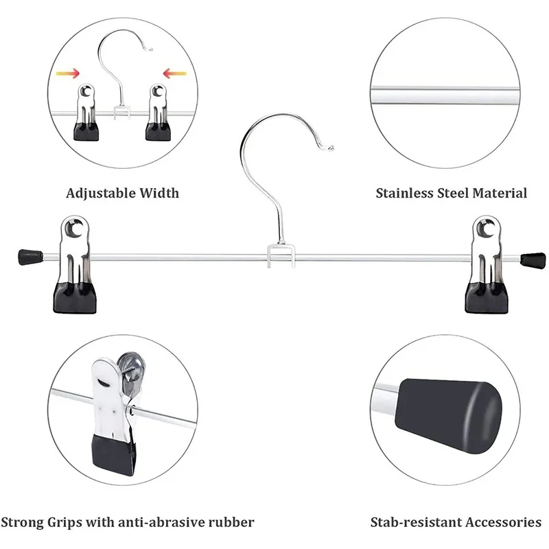 10pcs Multi-purpose Wind Proof Clothes Hanger For Clothes Drying