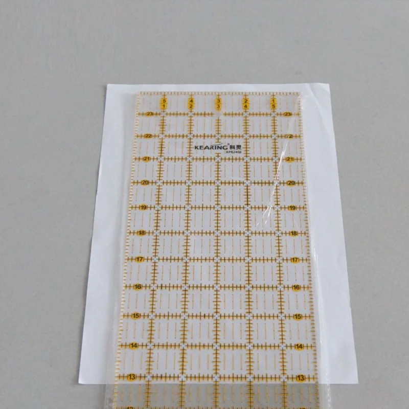 24"*6" Sewing Ruler Quilting Ruler Clear Acrylic Quilt Grid Sewing Measuring Tools 3mm Thickness KPR2406