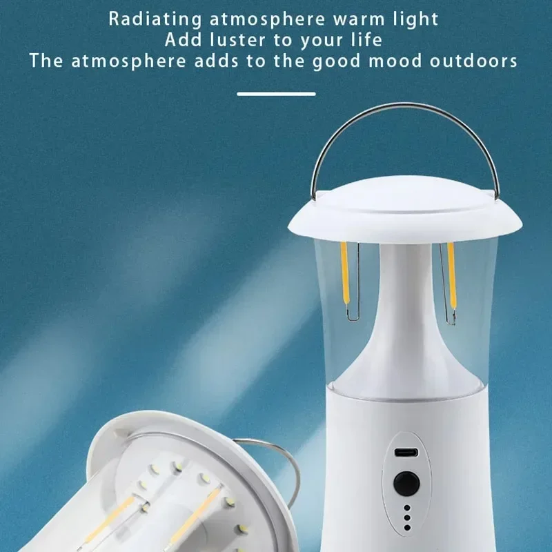 Description Picture 6 of item1 Pcs Rechargeable Camping Lantern Outdoor Night Light Portable Illumination Waterproof Lamp for Tent Lighting or Handheld