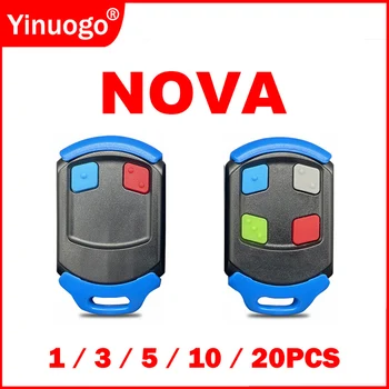 NOVA 블루 차고 문 원격 제어 433.92MHz 롤링 코드 NOVA 원격 제어 차고 문 오프너 D2 D5 Evo D10 A10 R3 R5