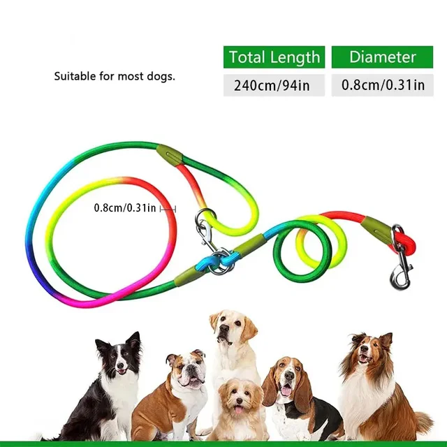 Hands Free Dog Leash Reflective Nylon Pet Walking Running Jogging Adjustable Walking Free Hands Rope Chain for Small Large Dogs 5