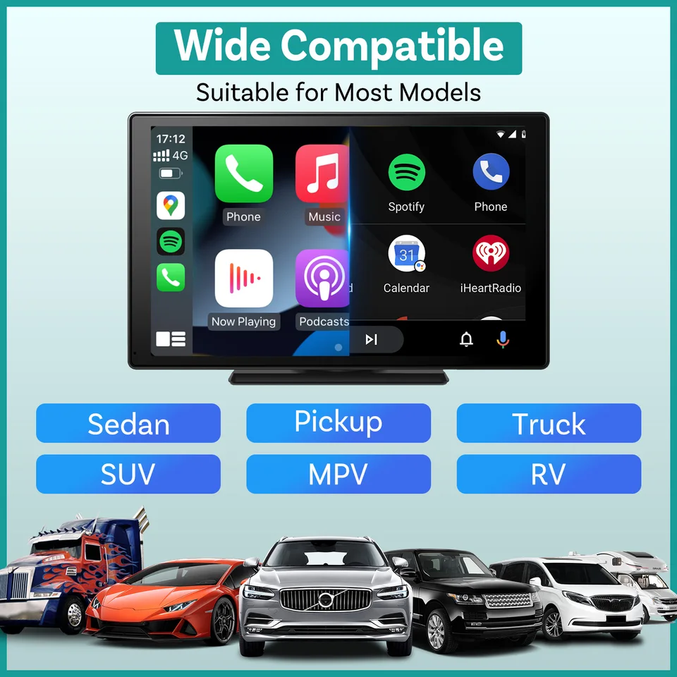 新品Ottocast Express 9インチ車載タッチスクリーン OTTOCAST Express 9 インチ CarPlay スクリーン Android 13 カーラジオ