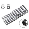 Drive Deep Socket Set Hand Tools Long Socket Hex Repair Tool For Impact Drivers And Socket Wrenches Sockets