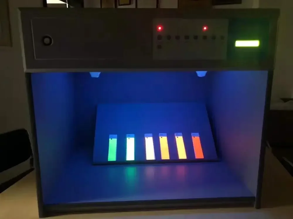 YYHC-Color viewing Light Booth,Color Assessment cabinet/color match light box 5