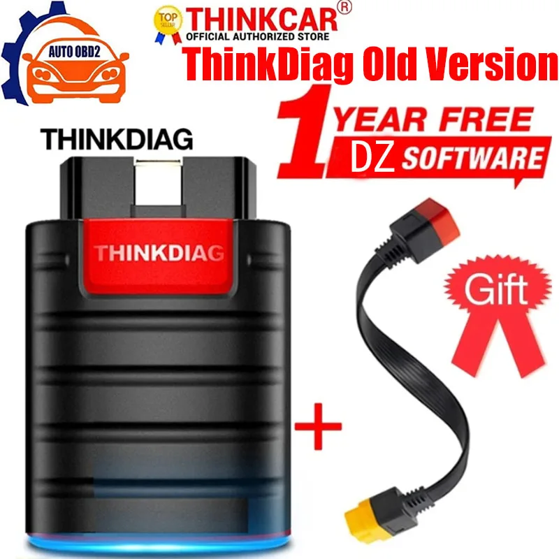 THINKCAR ThinkDiag Old Version OBD2 Code Reader Scan Tools ECU Coding Active Test Car Dignostic Tools work with Diagzone DZ IMMO