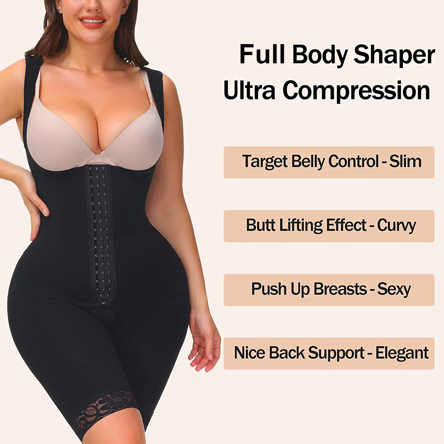 Fajas Colombianas Shapewear Women Body Shaper Firm Tummy Control Butt  Lifter Bodysuit Plus Size Postpartum Compression Girdle - AliExpress