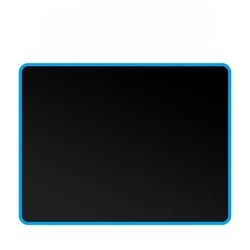 Non - Slip Black Mouse Pad - Ideal for Gaming, Office, and School Desks (Blue)
