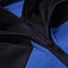 2024 Men's Backwoods Spring and Autumn New Color Matching Hoodie Tracksuit Sporting Casual Tops + Pants Diagonal Zipper Suit 6