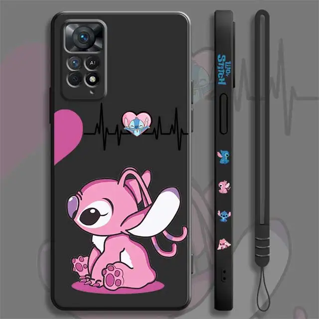 Funda para Xiaomi Redmi Note 11 Oficial de Disney Stitch Graffiti