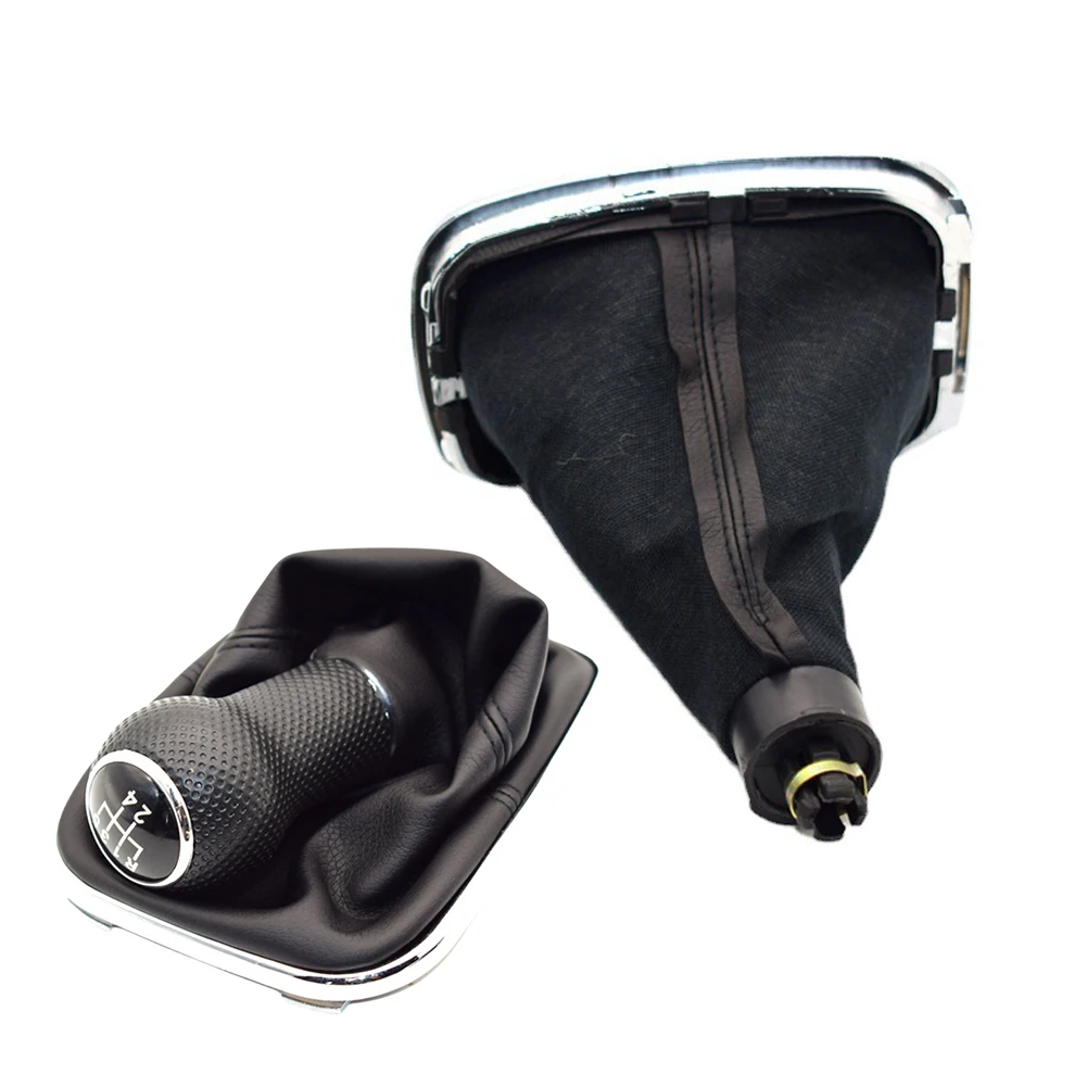 Dustproof PU Leather Car Gear Shift Collar for VW Golf