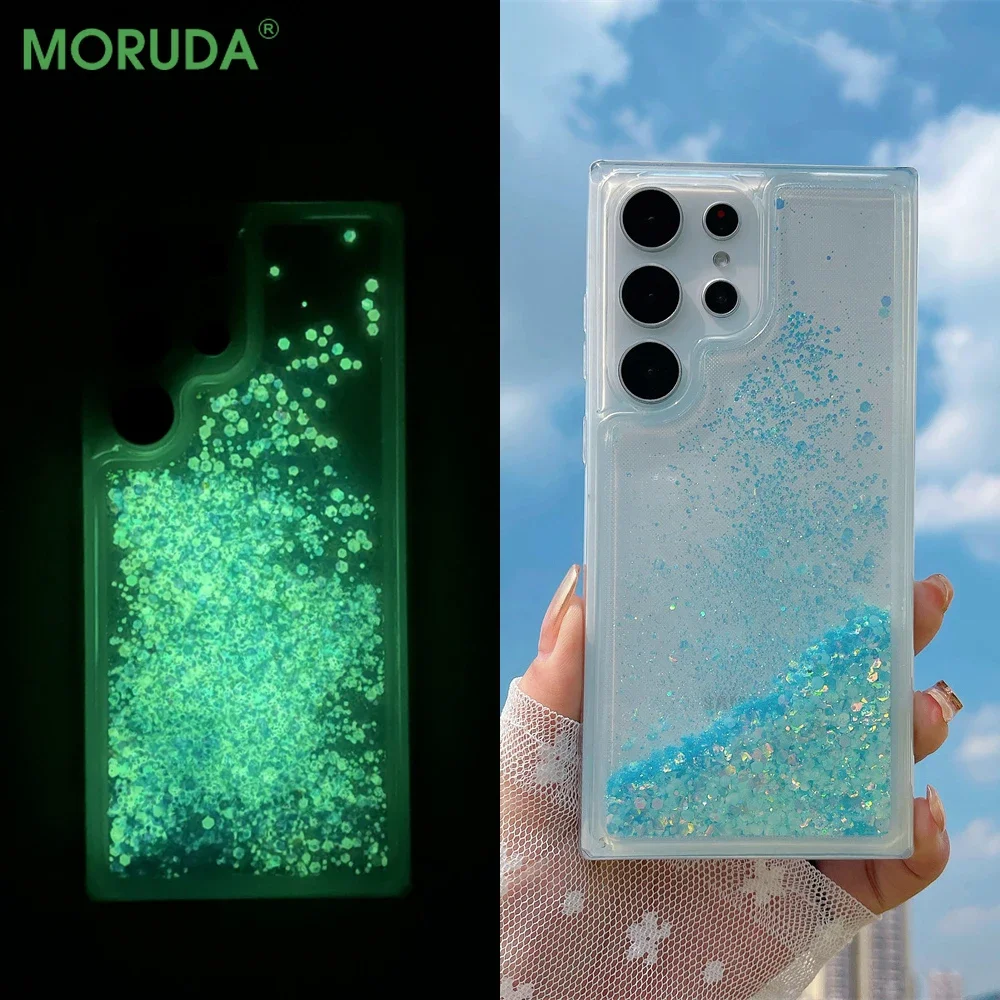 Luminous Bling Glitter Quicksand TPU Soft Case