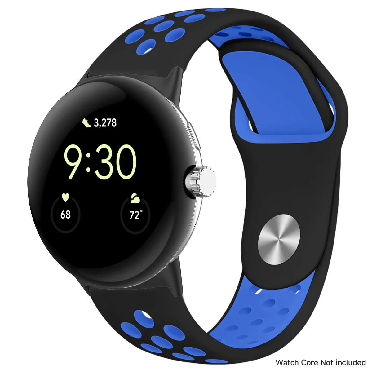 Breathable Silicone Sports Band for Google Pixel Watch - 41mm & 45mm Accessory Bracelet
