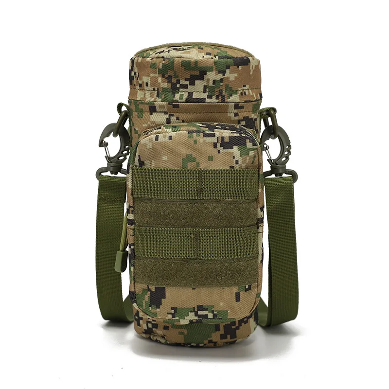 

Outdoor Sports Water Bottle Bag Camouflage Molle System Water Bottle Holder Military Hunting Tactical Water Kettle Holder Pouch