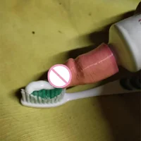 Spoof toothpaste cover Penis Toothpaste Topper Household Toothpaste Device Lazy Toothpaste Tube Squeezer Press Bathroom Supplies 1