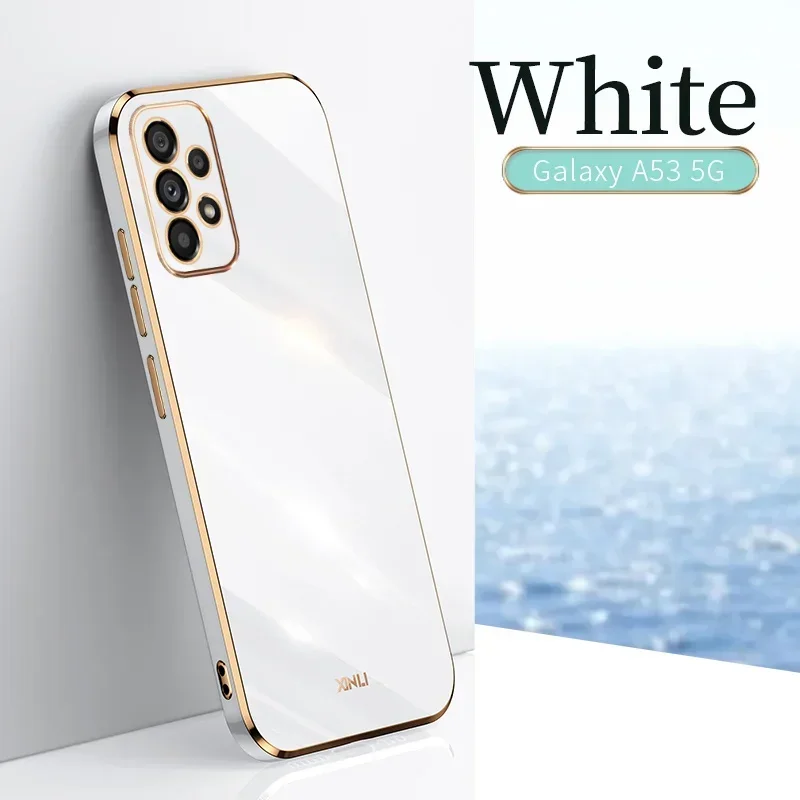Enhanced Solid Color Plating Silicone Phone Case - Premium Soft Cover