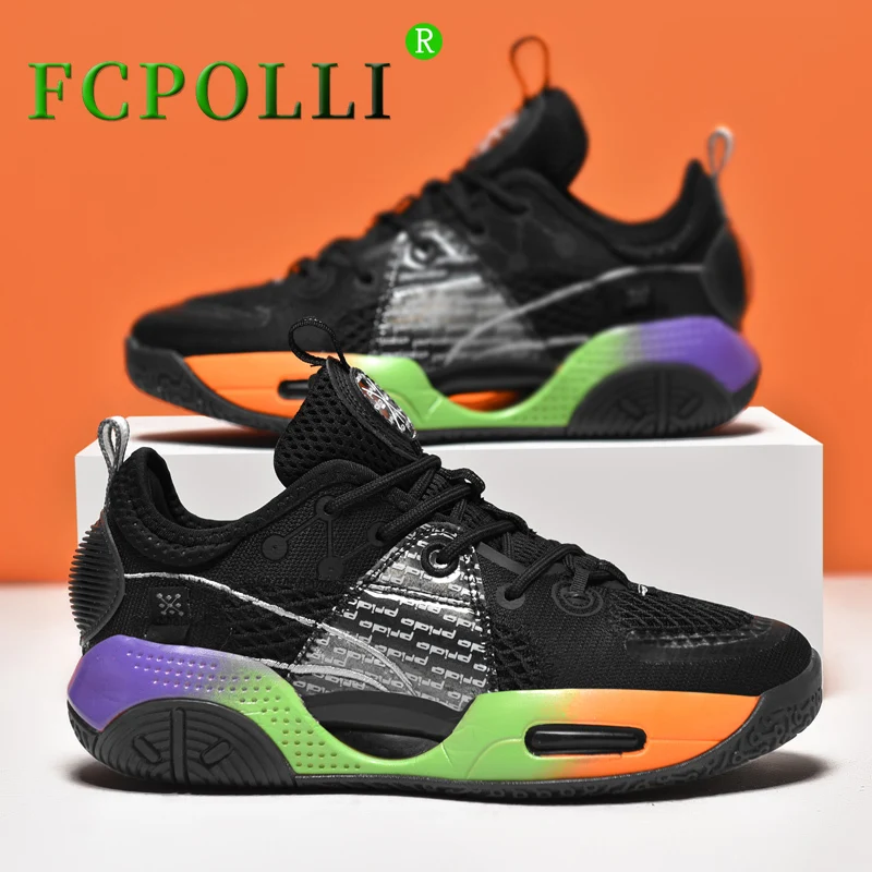 

Super Cool Basketball Shoes Men Anti Slip Sport Shoes Mens Luxury Brand Outdoor Sneakers Man Wearable Basketball Boots