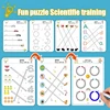 Children Montessori Drawing Toy Pen Control Training Color Shape Math Match Game Set Toddler Learning Activities Educational Toy 3