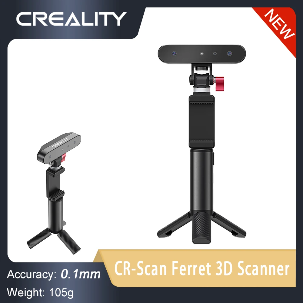 2023 New Creality Crscan Ferret 3d Scanner 105g 30fps Dual Mode