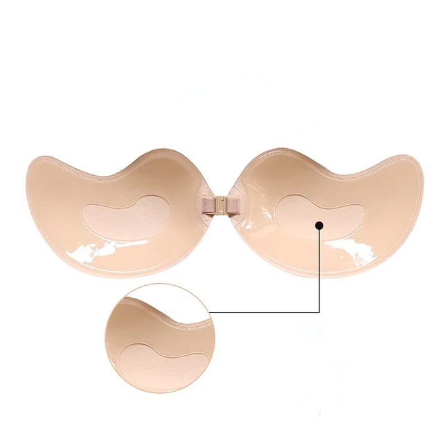 Silicone Push Up Bra Self Adhesive Strapless Invisible Bra Adhesive Breast  Pasty Nu Bra Chest Paste Invisible Bra Nipple Pads