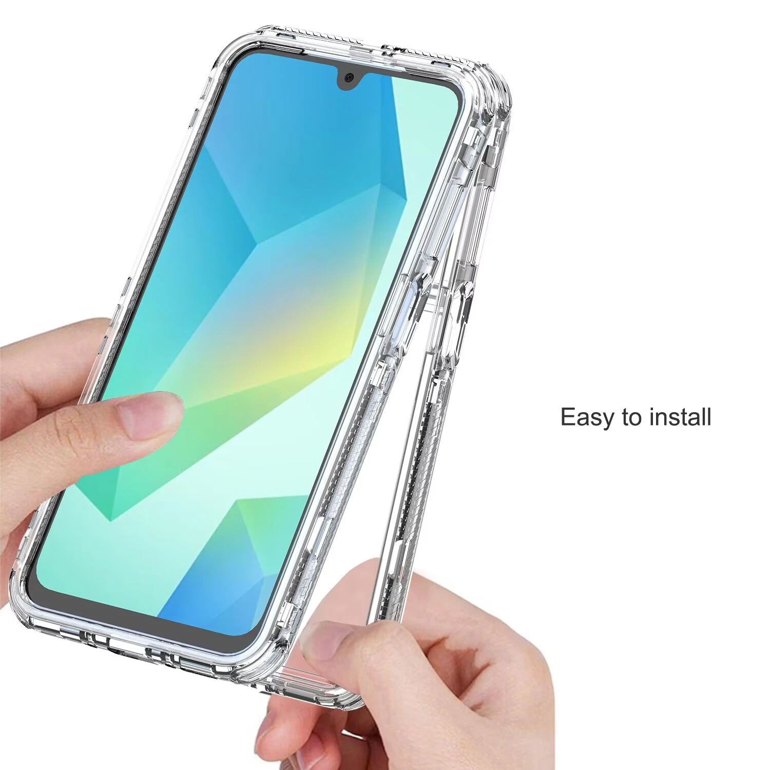 Shockproof Slim Fit Clear Full-Body Protective Phone Case