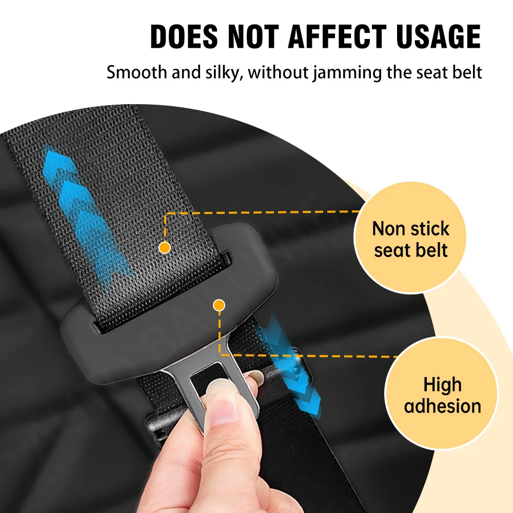 Car Seat Belt Buckle Protector Cover Soft Silicone For Changan CS95 CS85 CS75 CS35 Eado Alsvin 7 CS15 CS55 Interior Accessories