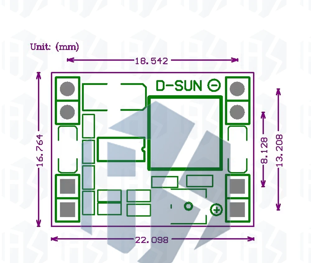 3a 5a DC-DC Buck Step-Down-Strom versorgungs modul 5V-12V 24V bis 5V 3,3 V 9V 12V Fest ausgang Hochs trom mini560 mini360 mp1584e – Detail 15