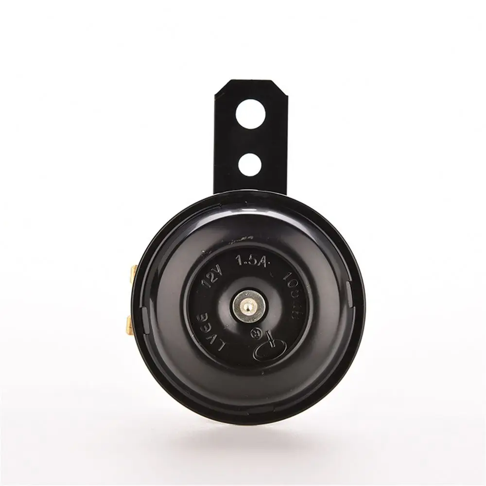 Car Air Horn Black Metal Warn Noisy 12V Car Accessory Claxon Horn Trumpet Automobile Part