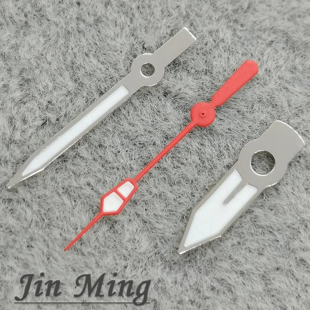 High-Quality Luminous Green and Silver Watch Hands