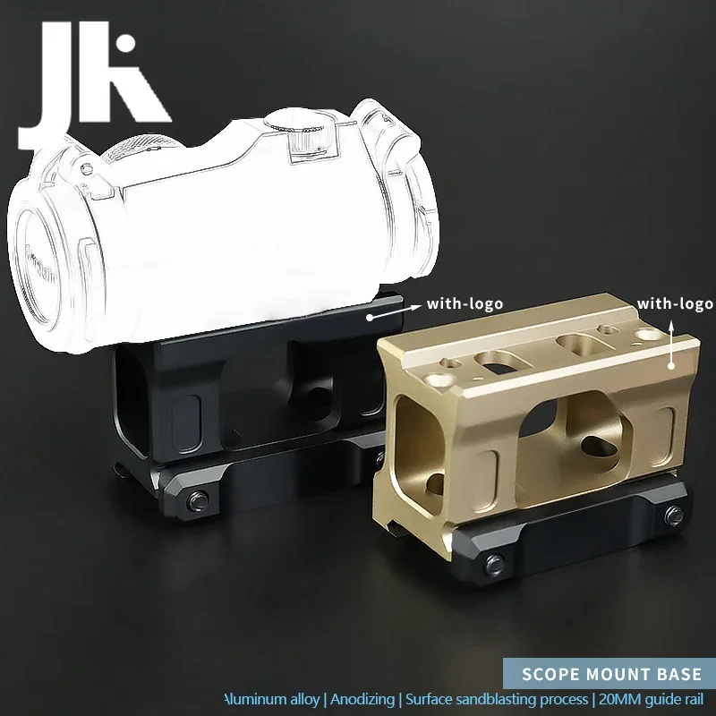 New Airsoft UN Scope Mounts Height Increasing Version Aluminum Alloy Tactical Red Dot Sight Base For 20MM Rail Weapons Acesssory