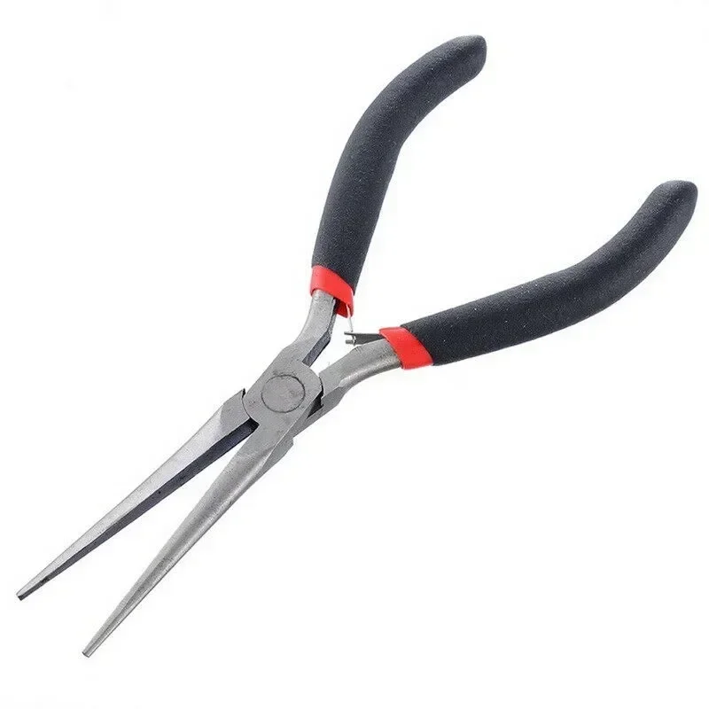 

Precision Cutter Make Long Wire Beading Plier Tools Needle Mini Clamping Repair Pliers 150mm Hand Nose Tool Insulated