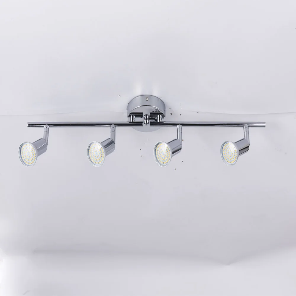 Contemporary Adjustable LED Ceiling Lights with Rotatable Lamp Heads for Living Room Bedroom Kitchen