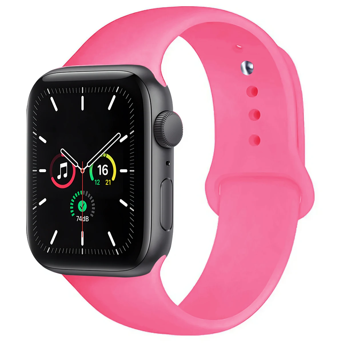 Silicone Sport Band for Apple Watch - Vibrant and Comfortable Bracelet