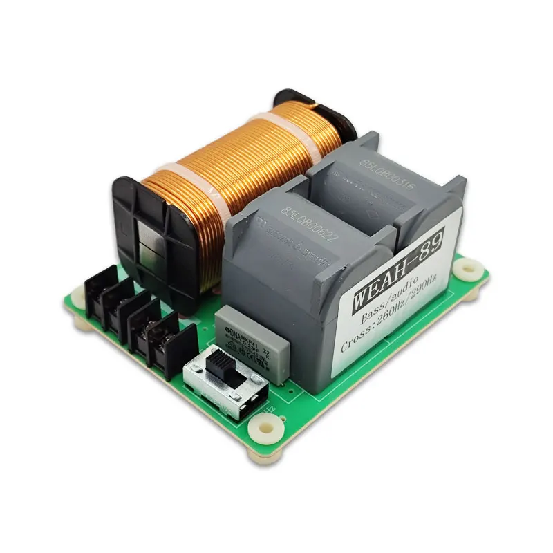 Audio Crossover Filter 1500W Pure Bass Subwoofer Crossover Crossover Frequency Distributor Divider for Home Theater Car Speakers