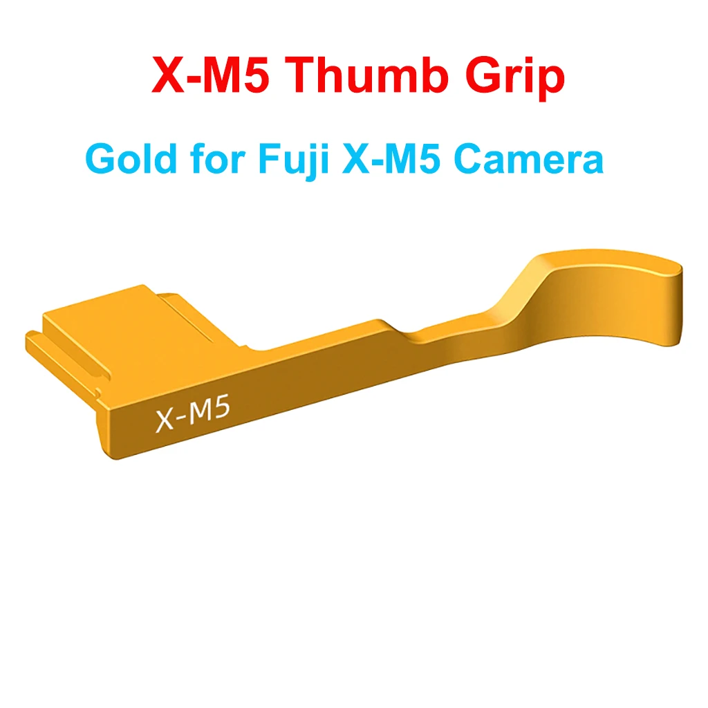 Metal Thumb Grip for FUJIFILM X-M5 Camera Mini Hot Shoe Thumb Up Grip Cover for
