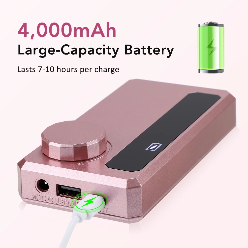 New 45000RPM Professional Electric Nail Drill Machine Low Noise Rechargeable Nail File Nails Accessories Gel Nail Polish Sander